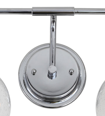 Shirley Metal/ Bubbled Glass Vanity Light - JONATHAN Y